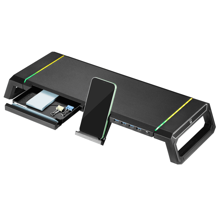 Soporte Ewent EW1268 Plegable Monitor RGB Cajón Smartphone 4 Puertos — imagen 1