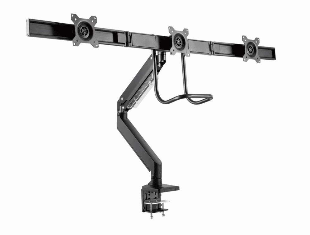 Soporte Gembird MA-DA3-03 Mesa Ajustable 3 Monitores — imagen 1