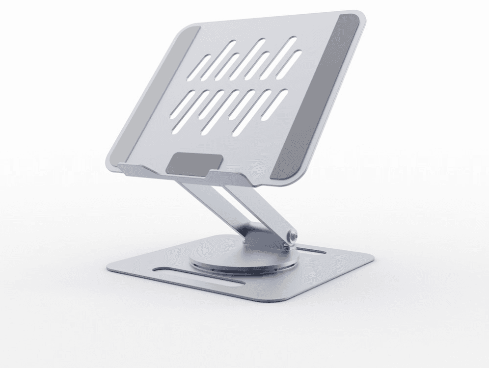 SOPORTE GEMBIRD PORTATIL HASTA 15.6'' ELEVADOR GIRATORIO GRIS — imagen 1