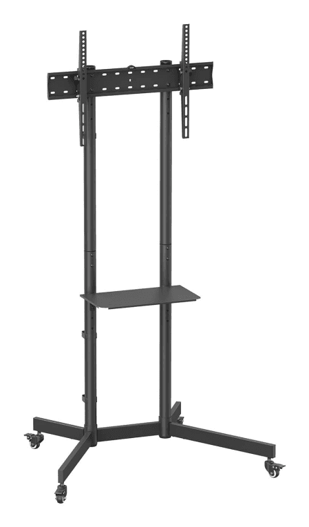 Soporte Suelo Aisens FT70TE-333 Rueda Bandeja DVD Monitor/TV 45Kg 37-70 Negro — imagen 1