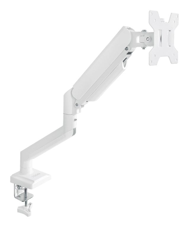 Soporte Tooq Mesa Pant. Gira Incli 1 Brazo 13-34 Blanco DB1334TNR-W — imagen 1