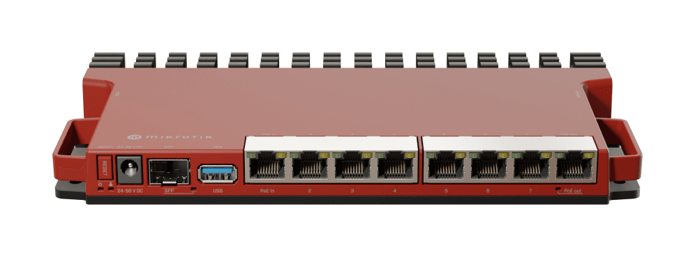 Switch Mikrotik L009UIGS-RM Switch 8 Puertos Gigabit 1 Puerto SFP — imagen 1