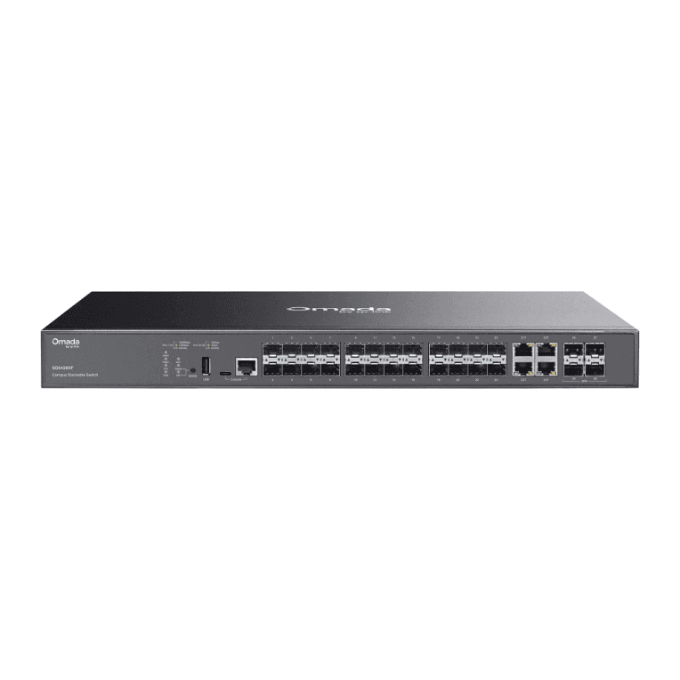 Switch Omada SG5428XF Pro BE19000 Ceiling Mount Tri-Band Wi-Fi 7 — imagen 1