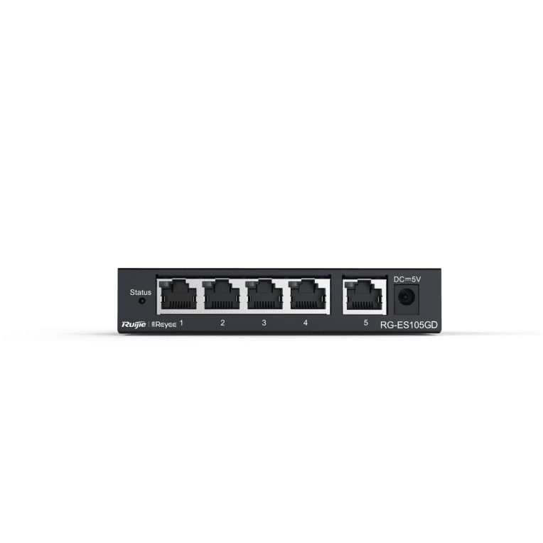 Switch Ruijie Reyee RG-ES105GD 5-Port Gigabit Desktop Metal Case — imagen 1