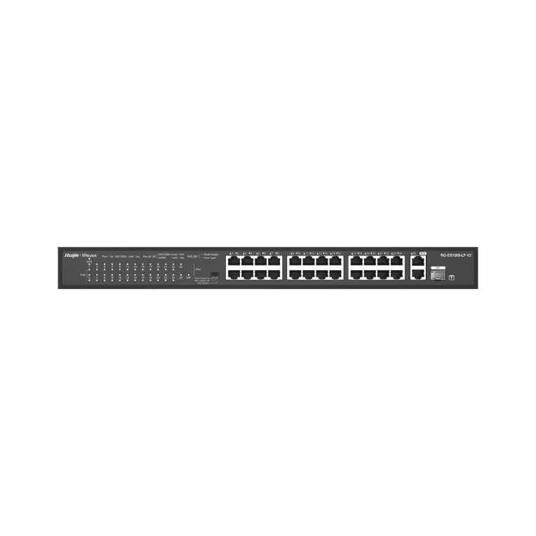 Switch Ruijie Reyee RG-ES126S-P V2 10/100 24p Giga 2p POE 180w — imagen 1