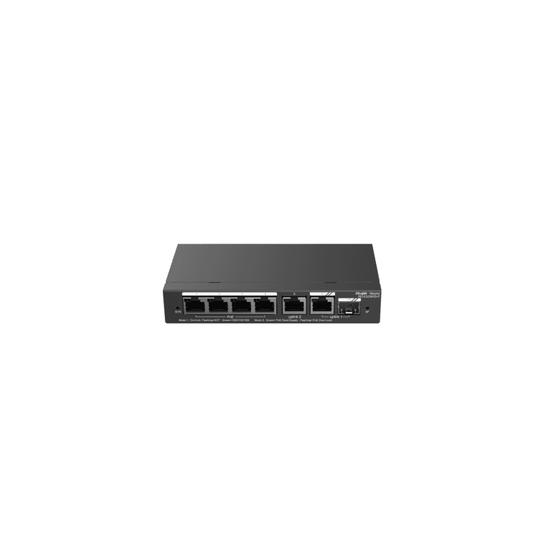 Switch Ruijie Reyee RG-ES206GS-P Gigalan 6p Sfp 1p Poe+ — imagen 1