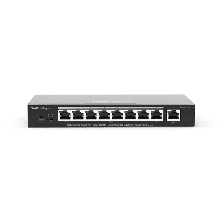 Switch Ruijie Reyee RG-ES209GC-P Gigalan 9p Poe 120w — imagen 1