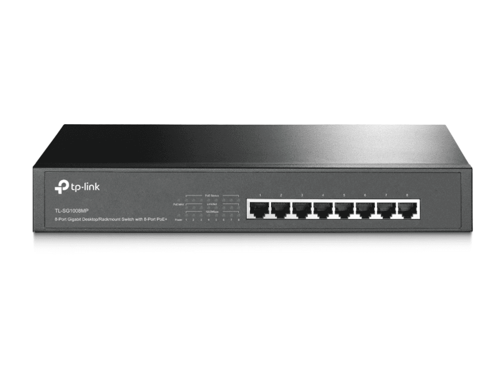 Switch Tp-Link 8-Port Gigabit Switch With 8-Port Poe+ — imagen 1