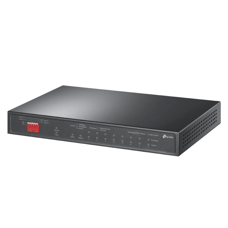 Switch Tp-link TL-SG1210PP 8 Puertos Gigabit PoE+ Con Uplink RJ45 Y SFP — imagen 1
