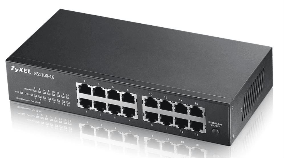 Switch Zyxel GS1100-16 V3 16-Port Gig No Gestionado — imagen 1