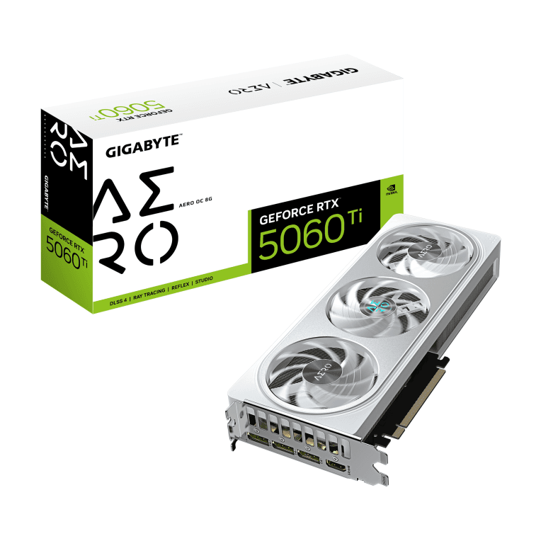Tarjeta Gráfica Gigabyte RTX 5060 Ti Aero OC 8GB GDDR7 — imagen 1