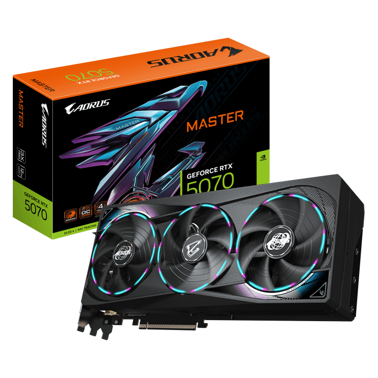 Tarjeta Gráfica Gigabyte RTX 5070 Aero OC 12GB GDDR7 — imagen 1