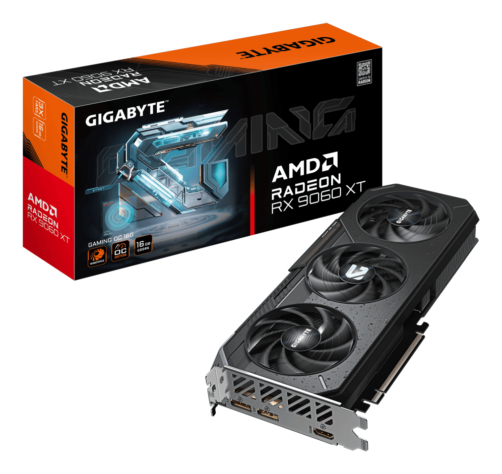 Tarjeta Gráfica Gigabyte RX 9060 XT OC Gaming 16GB — imagen 1