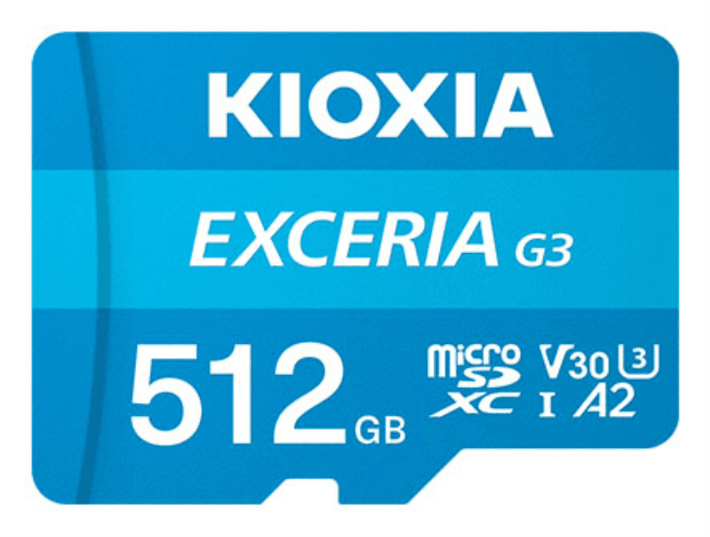Tarjeta MicroSD Kioxia 512GB Exceria G3 LMEX3L512GG2