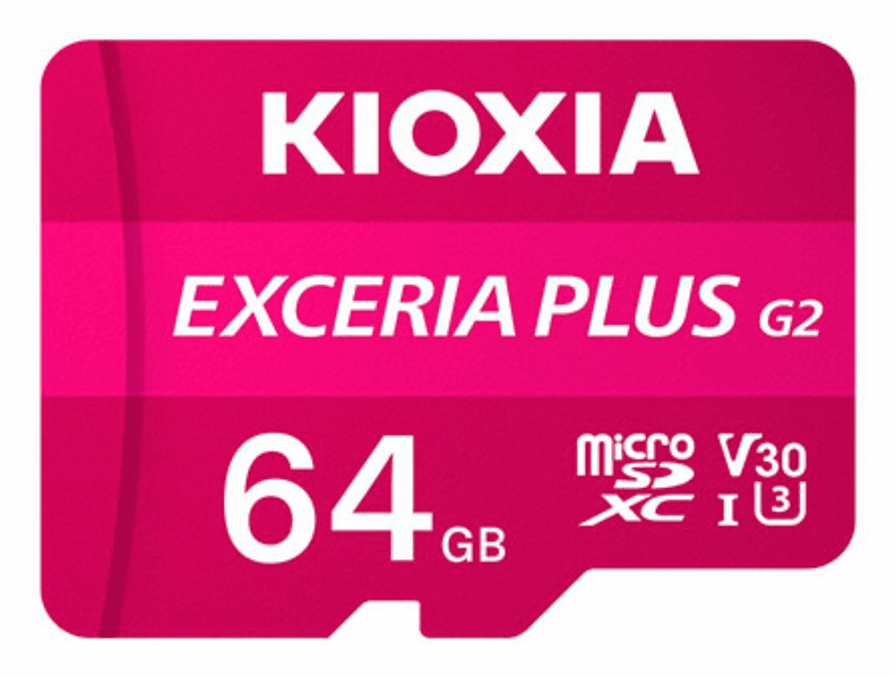 Tarjeta MicroSD Kioxia 64GB Exceria Plus G2 LMPL2M064GG2