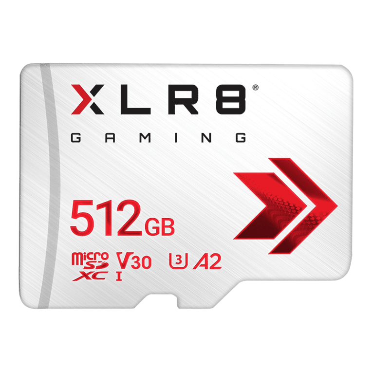 Tarjeta MicroSD Pny Xlr8 512GB Gaming Class P-SDU512V32100XR-GE — imagen 1