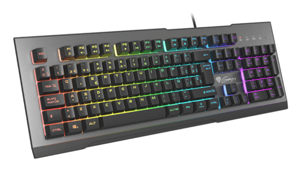 Teclado Genesis Rhod 500 USB Retroiluminado Aluminio — imagen 1