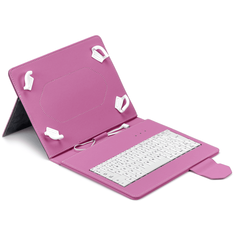 Teclado Para Tablet Maillon Urban Keyboard USB 9.7-10.2 Rosa — imagen 1