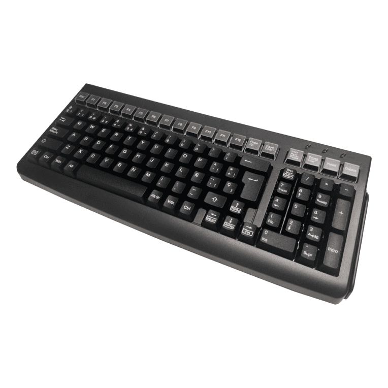 Teclado POS Mustek MKB-800M Banda Magnetica 3Pistas USB Negro
