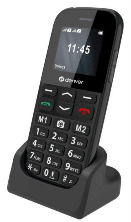 Teléfono Denver BAS-18800L tecnología 4G para mayores — imagen 1