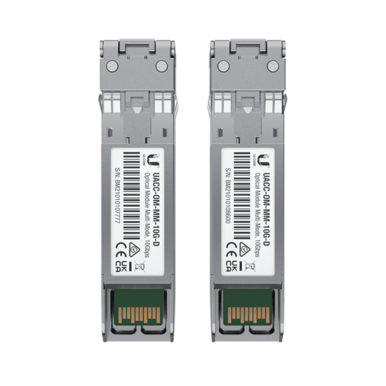 Transceptor Ubiquiti UACC-OM-MM-10G-D-2 UFiber Transceiver MM 2Pack — imagen 1