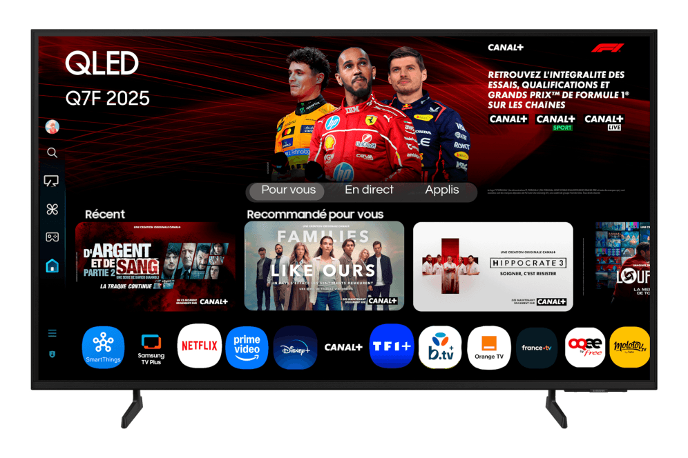TV Samsung AI QLED 55" TQ55Q7FAAUXXC UHD 4K Quantum HDR Tizen — imagen 1