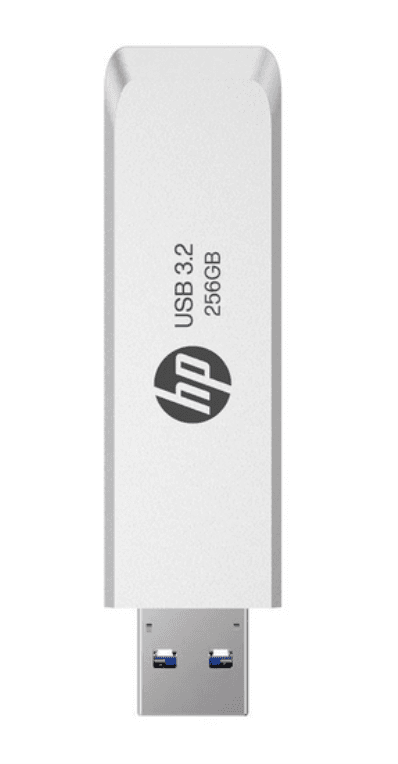 USB HP 256GB 819W 3.2 PLATA