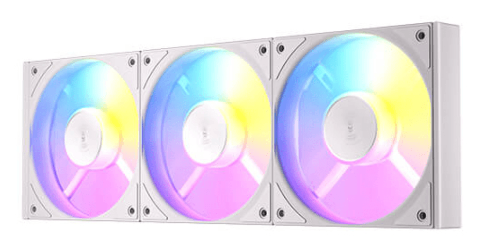Ventilador de Caja Antec Connect 120 3xVent Reverse 120mm RGB Blanco