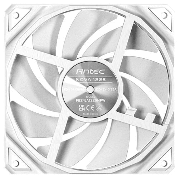 Ventilador de Caja Antec Nova 1xVent 120mm Blanco