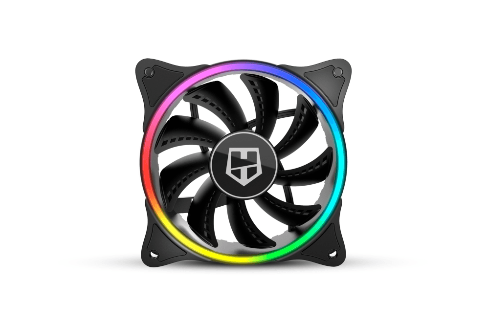 Ventilador de Caja Nox Hummer X-Fan ARGB Halo Ring Fan