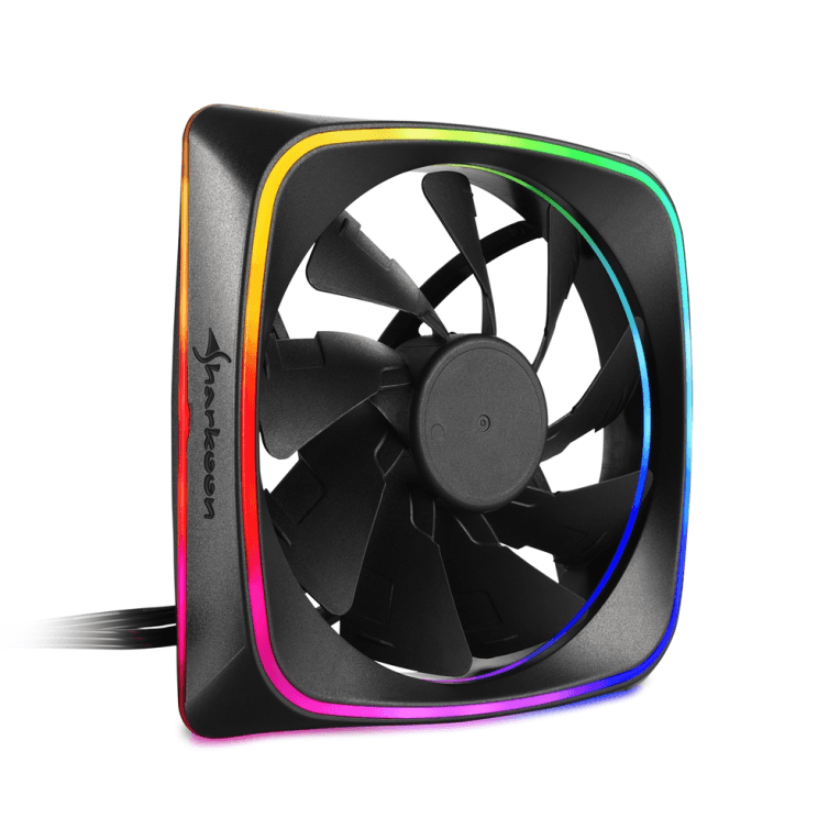 Ventilador de Caja Sharkoon Shark Lights Fan 120mm RGB