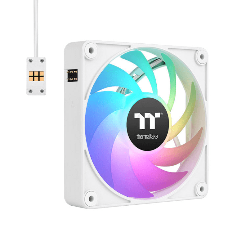 Ventilador de Caja Thermaltake CT140 EX ARGB 3xVent Magnético Blanco — imagen 1