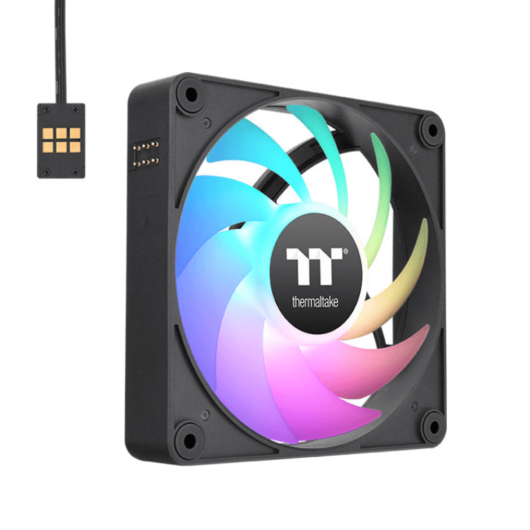 Ventilador de Caja Thermaltake CT140 EX ARGB 3xVent Magnético Negro — imagen 1