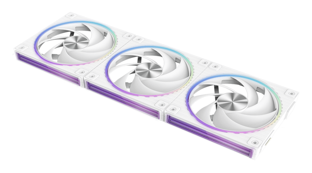 Ventilador de Caja Zalman ZM-DF120 A3 Blanco ARGB 1x Vent 120mm — imagen 1