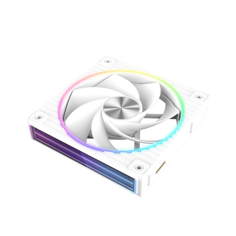 Ventilador de Caja Zalman ZM-DF120R Blanco ARGB 1x Vent 120mm — imagen 1