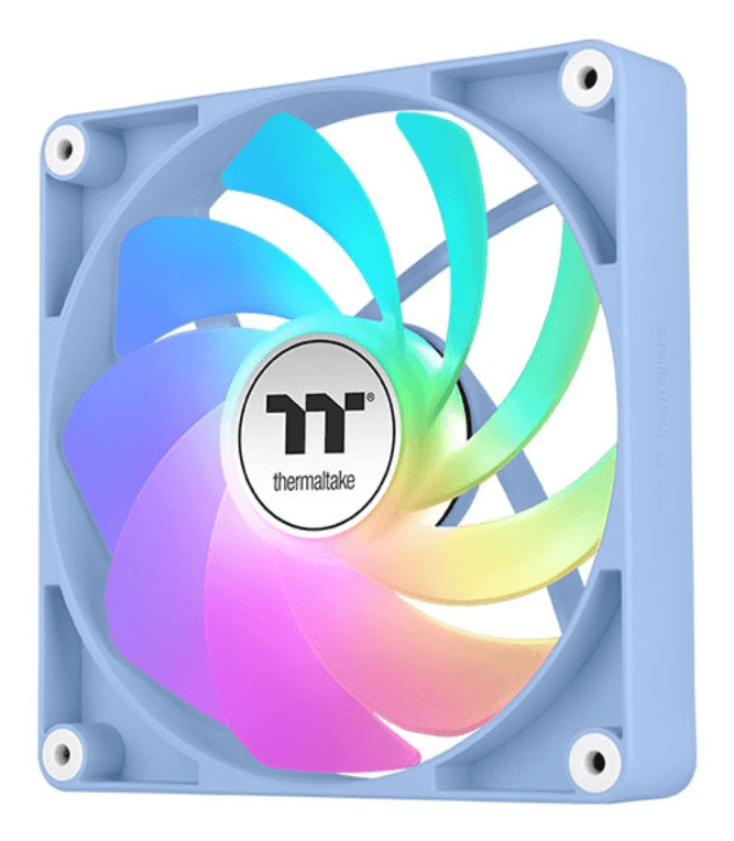 Ventilador Inverso de Caja Thermaltake CT120 ARGB 2 Ventiladores Azul Hydrangea — imagen 1