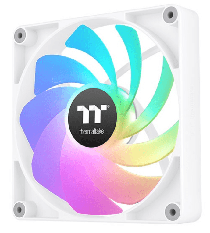 Ventilador Inverso de Caja Thermaltake CT120 ARGB 2 Ventiladores Blanco — imagen 1