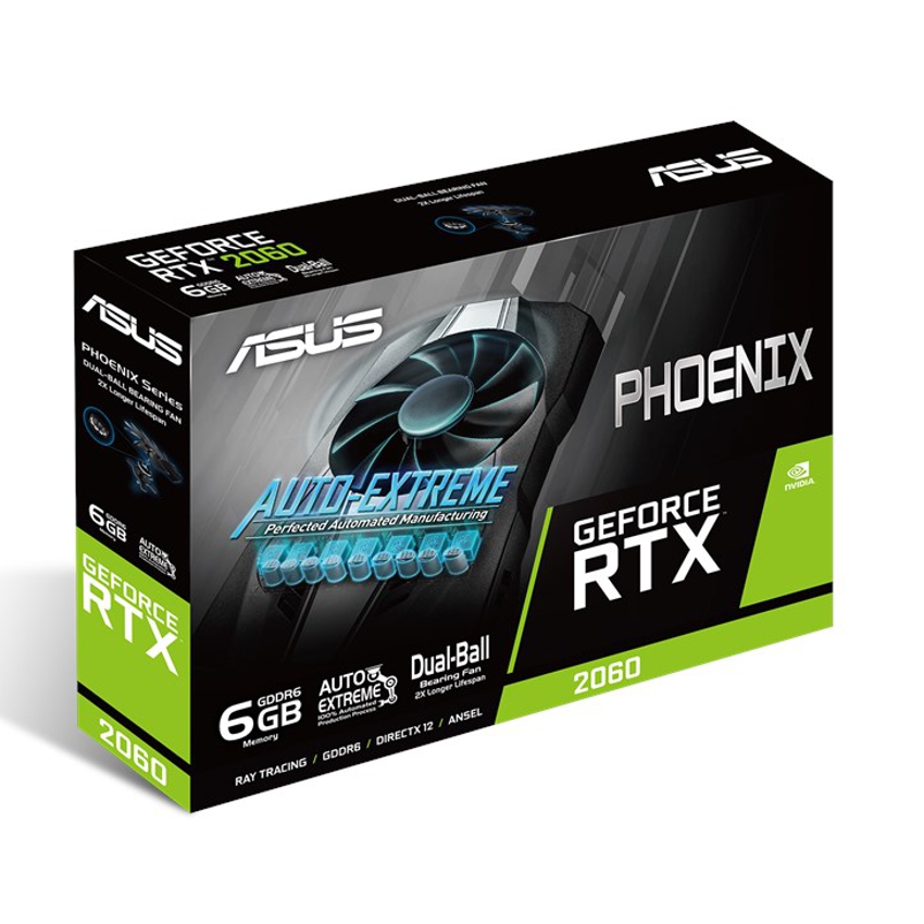 Asus GeForce Phoenix RTX 2060 6 GB. DDR6 90YV0CJ0-M0NA00 | QuickHard