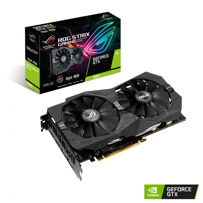 Asus GeForce Rog StriX GTX 1650 Super 4 GB DDR6 Advance 90YV0E11-M0NA00 ...