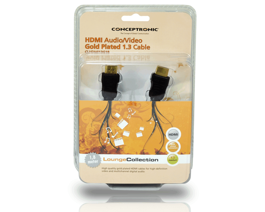 Conceptronic-Cable-HDMI-Audio-Video-Gold-Plated-1.3-1,8m-foto3