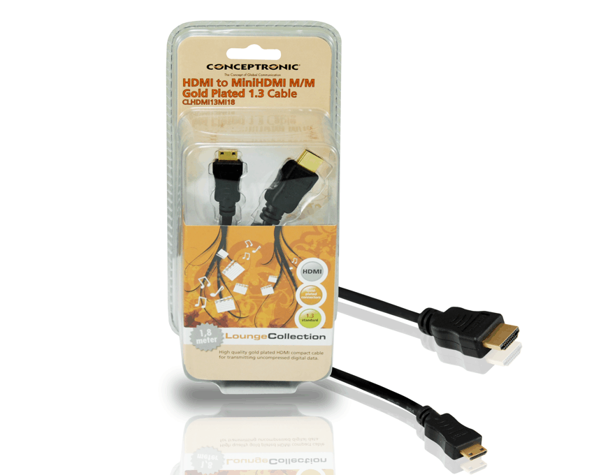 Conceptronic-Cable-HDMI-to-MiniHDMI-M-M-Gold-Plated-1.3-1,8m-foto2