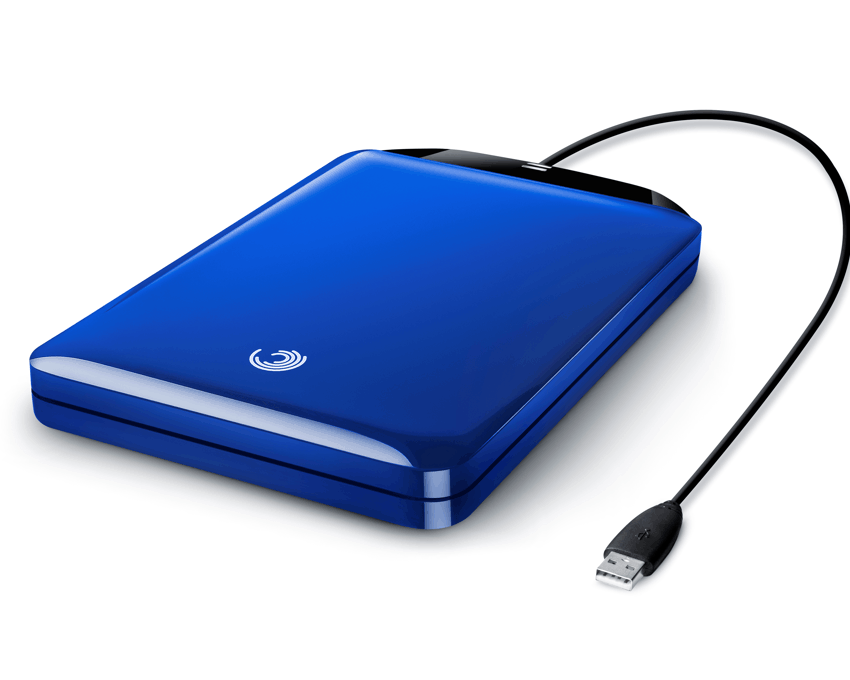Disco Duro Externo Seagate Goflex 2.5 500 GB. USB 3.0 Azul