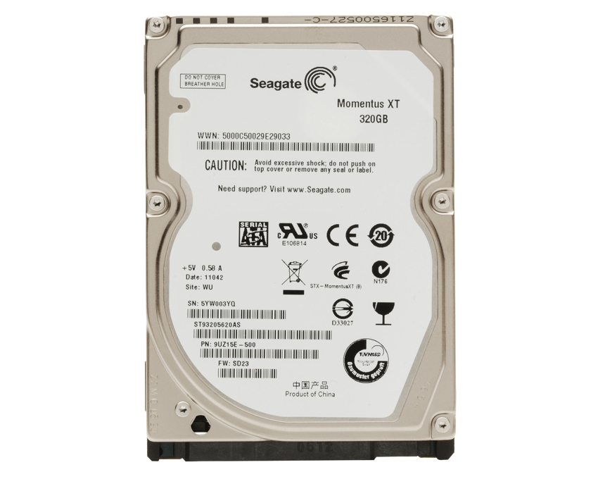 Disco Seagate 320GB Momentus 2.5 5400 SATA3 | QuickHard