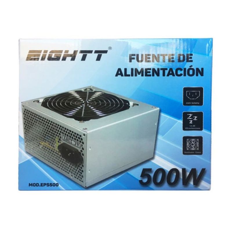 EIGHTT-EPS500-500-Wattios-Fuente-ATX-Silenciosa-foto2