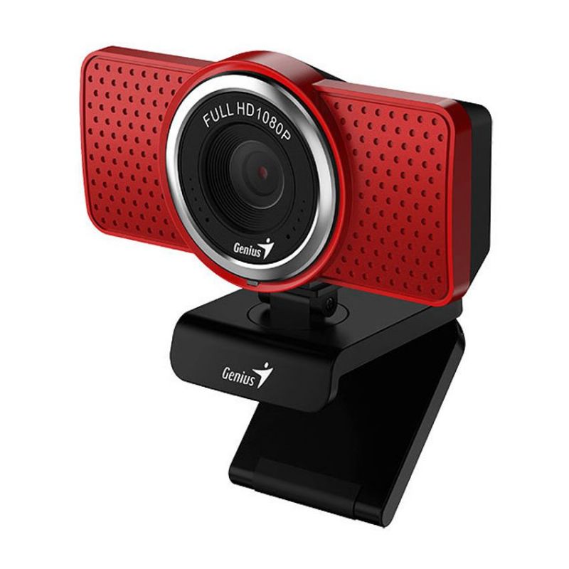 Genius ECAM 8000 WebCam Full HD 1080p Roja 32200001401 | QuickHard