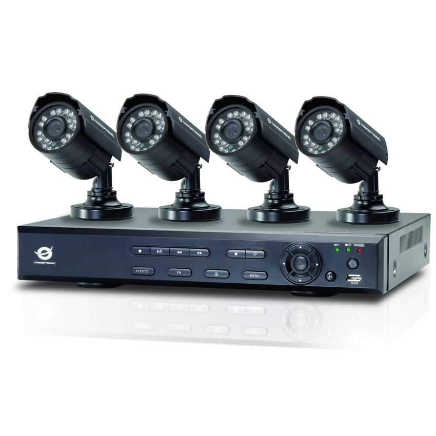 Pack Videovigilancia 4 camaras + Grabador KIT-4N1-MD-4MPX-FIXED-IR20-4