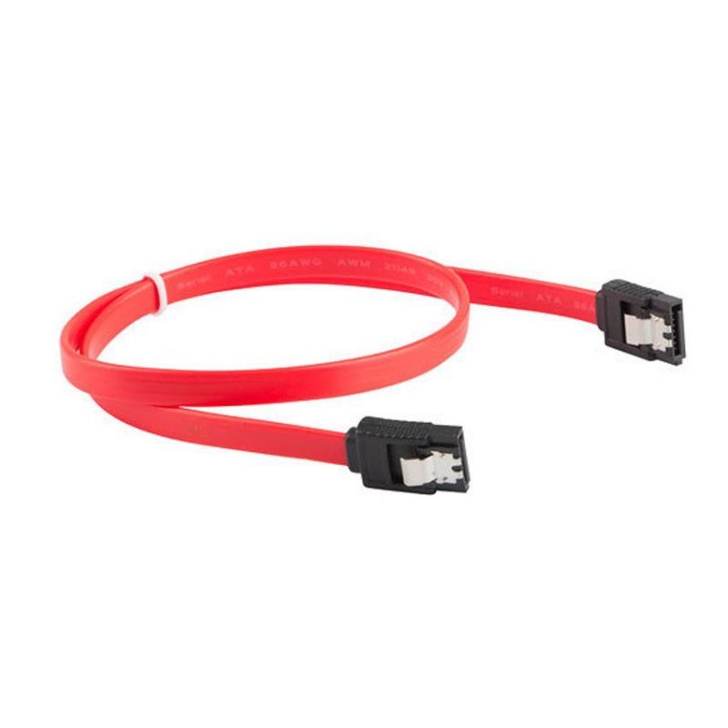 Lanberg-Cable-SATA-III-Clip-Metal-30cm-Rojo-foto1