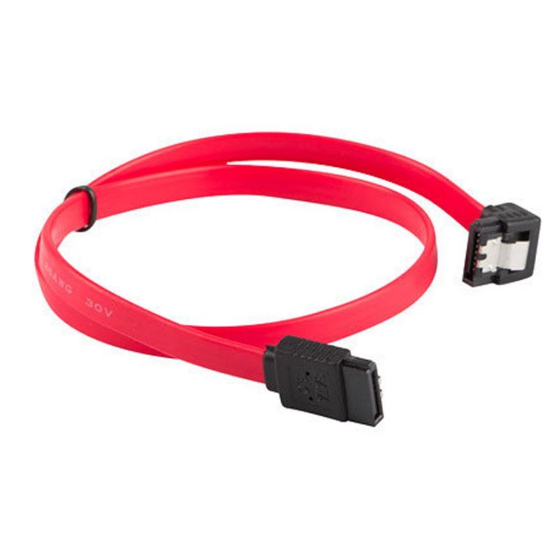 Lanberg-Cable-SATA-III-Clip-Metal-50cm-Rojo-Acodado-foto1