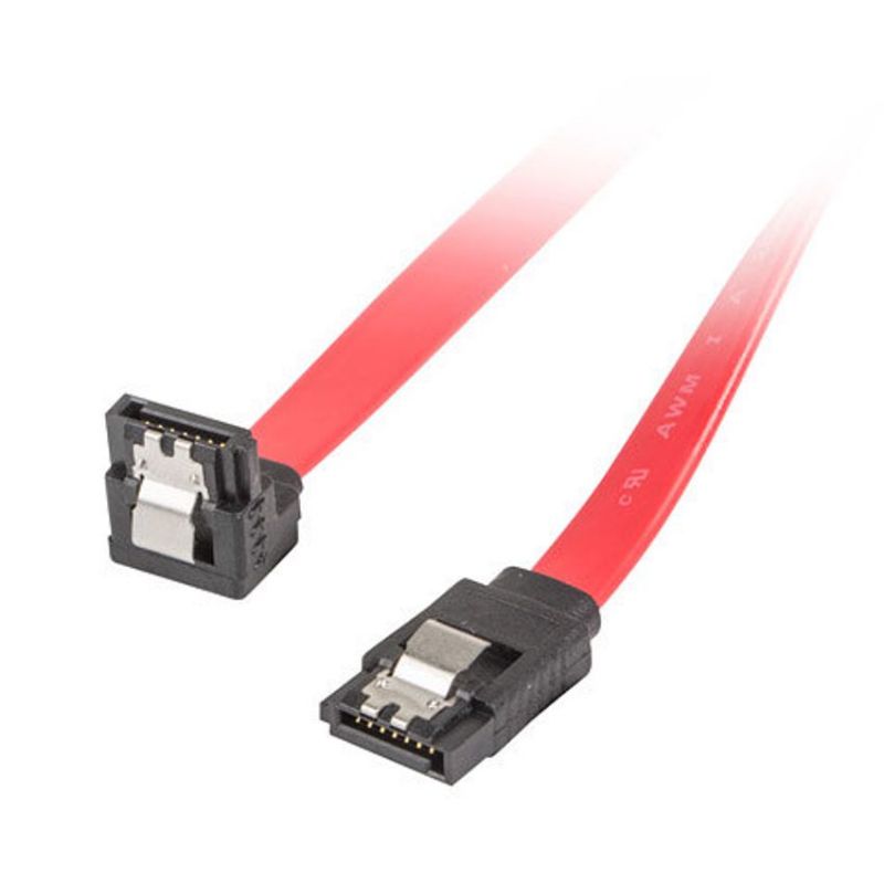 Lanberg-Cable-SATA-III-Clip-Metal-50cm-Rojo-Acodado-foto2