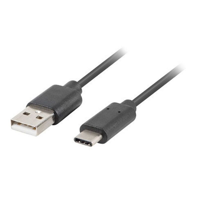 Lanberg-Cable-USB-2.0-a-USB-TIpo-C-0,5m-Negro-foto1